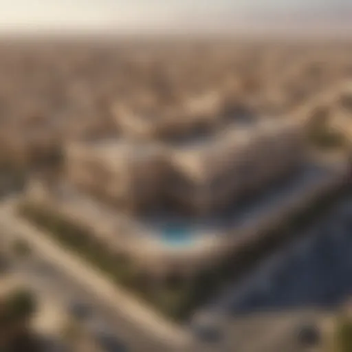 Aerial view of مول �دبي showcasing its architectural grandeur