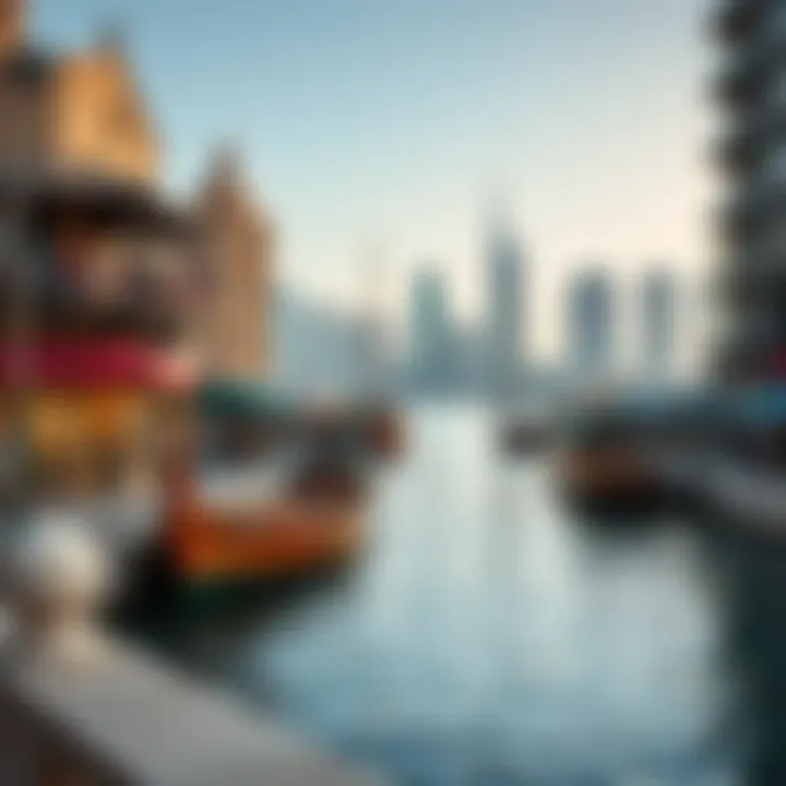Cultural backdrop of Dubai Creek