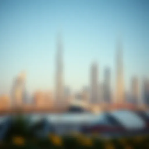 Majestic view of Dubai's skyline during the holiday season