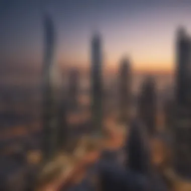 Skyline Majesty from Viridis Damac Breathtaking skyline view from Viridis Damac highlighting its prime location