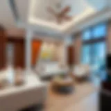 Spacious furnished family room in Deira with modern decor