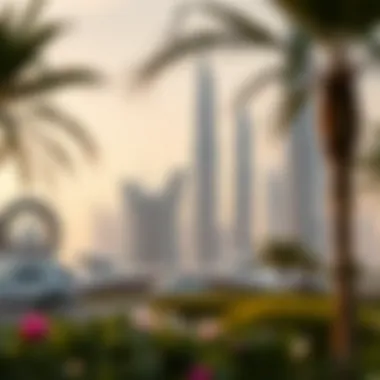 An artist's rendition of a sustainable smart city