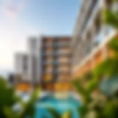 Luxurious exterior view of Glitz Residence 3