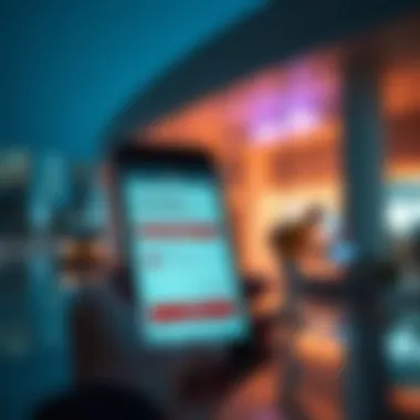 Using Technology to Check Travel Bans Illustration of a smartphone with travel ban information