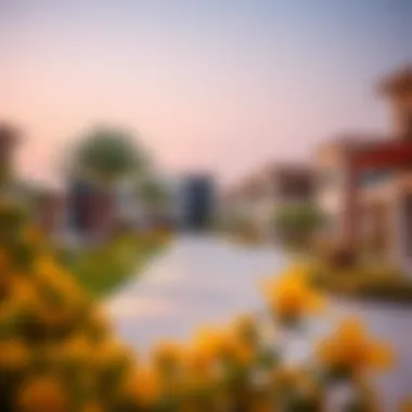 A vibrant community atmosphere in Jebel Ali Discovery Gardens with parks and leisure areas