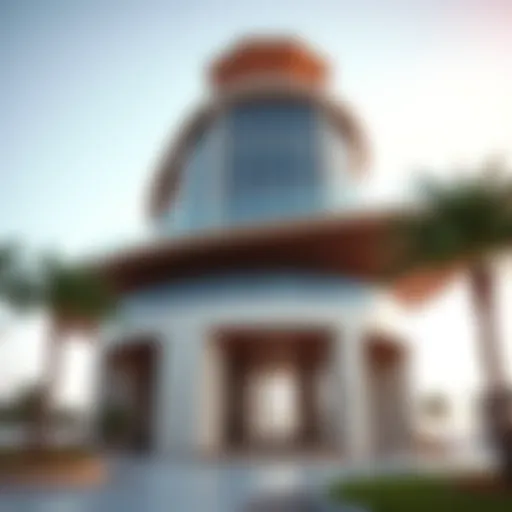 Architectural design of the Mamoura Building