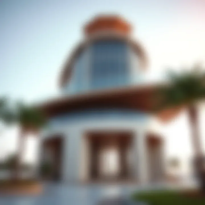 Architectural design of the Mamoura Building