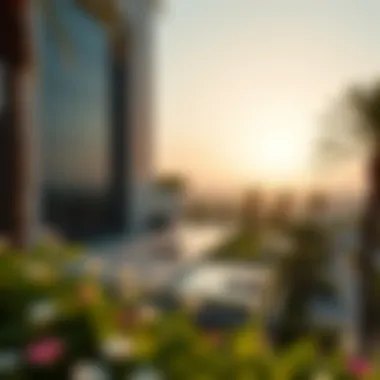 Surrounding environment and landscape of the Mamoura Building