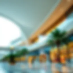 Modern architectural design of Mezyad Mall