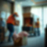 Professional movers in action during a relocation