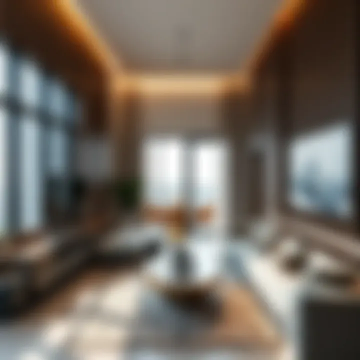 Modern apartment showcasing elegant interior design