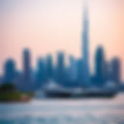 Dubai skyline showcasing modern architecture