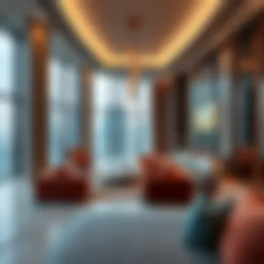 Nobles Tower Interior Design Luxurious interior layout of Nobles Tower