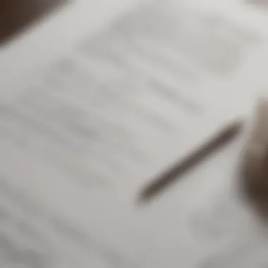 Essential Documents for Residency Renewal Close-up of documents required for residency renewal