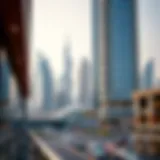 Stunning skyline view of Dubai showcasing modern architecture