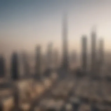 Dubai skyline showcasing modern architecture