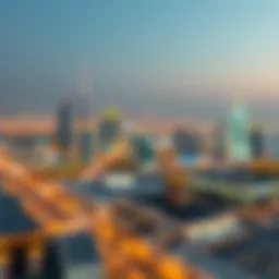 A panoramic view of Shweifat Khalifa showcasing its skyline