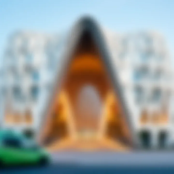 Museum of the Future: Innovative Architecture The intricate facade of the Museum of the Future showcasing modern design