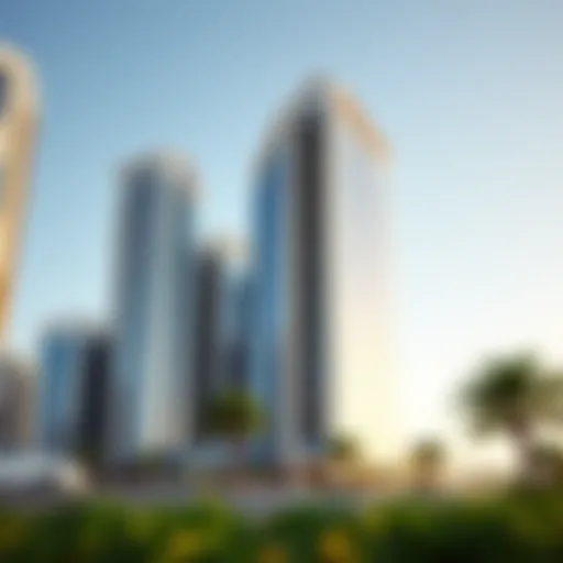 Stunning view of the Bay Building showcasing its unique architectural design