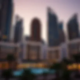 Modern skyscrapers of Dubai showcasing architectural innovation