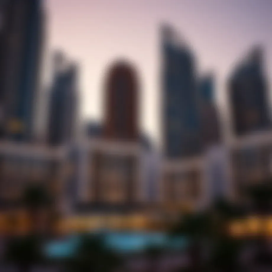 Modern skyscrapers of Dubai showcasing architectural innovation