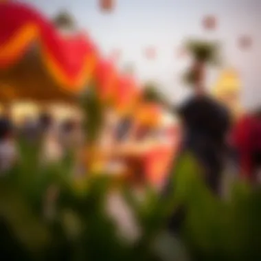 Vibrant community event celebrating Ramadan spirit