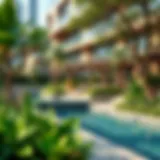 Lush greenery in the Green Community showcasing eco-friendly living