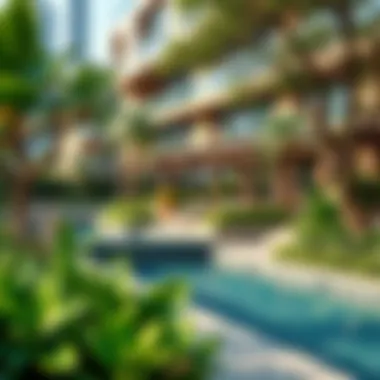 Lush greenery in the Green Community showcasing eco-friendly living