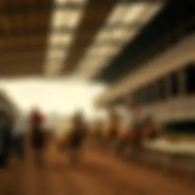 Historical context of horse racing illustrated through vintage photographs