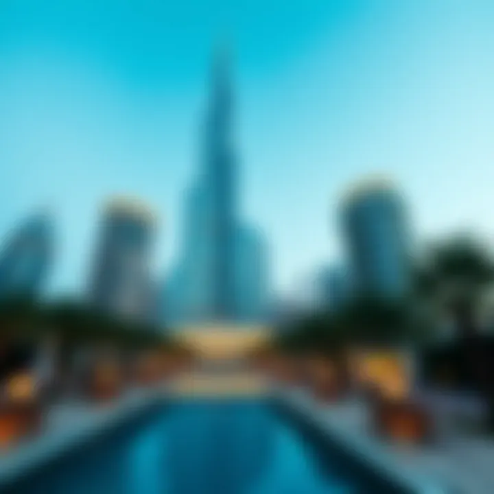 The Burj Khalifa, the tallest structure in the world, showcasing its stunning design and height