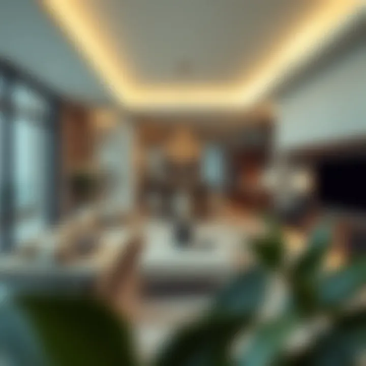 Luxurious interior of a residential property in The Valley Dubai