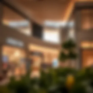 Modern retail spaces in The Valley Dubai offering shopping experiences