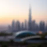 Panoramic view of TopGulf Dubai showing iconic skyscrapers