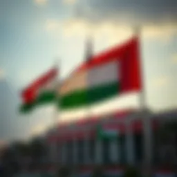 Commemoration Day flag display