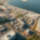 Aerial view showcasing the layout of Silicon Oasis