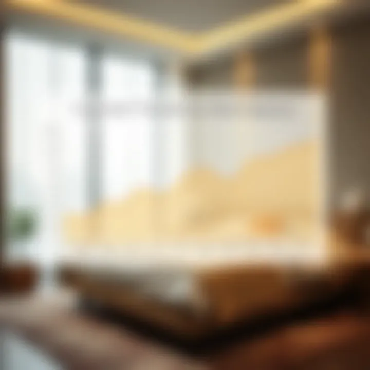 Chart illustrating current pricing trends for bed spaces