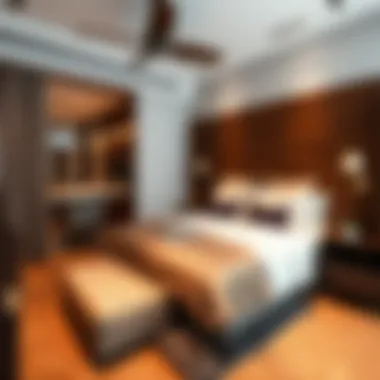 A close-up of bedspace arrangement highlighting comfort and functionality