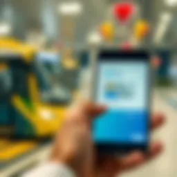 RTA card balance check on mobile app