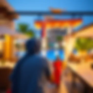 Cultural fusion in Dubai showcasing various nationalities