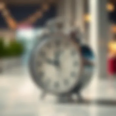 Clock symbolizing the importance of time management in renewals