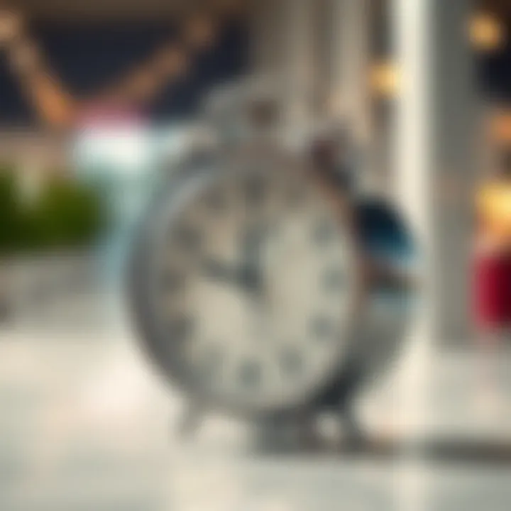 Clock symbolizing the importance of time management in renewals