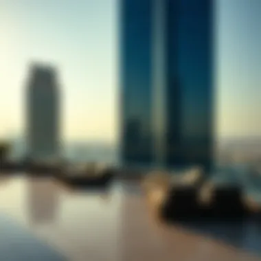 Stunning views from Vera Tower's luxurious rooftop amenities