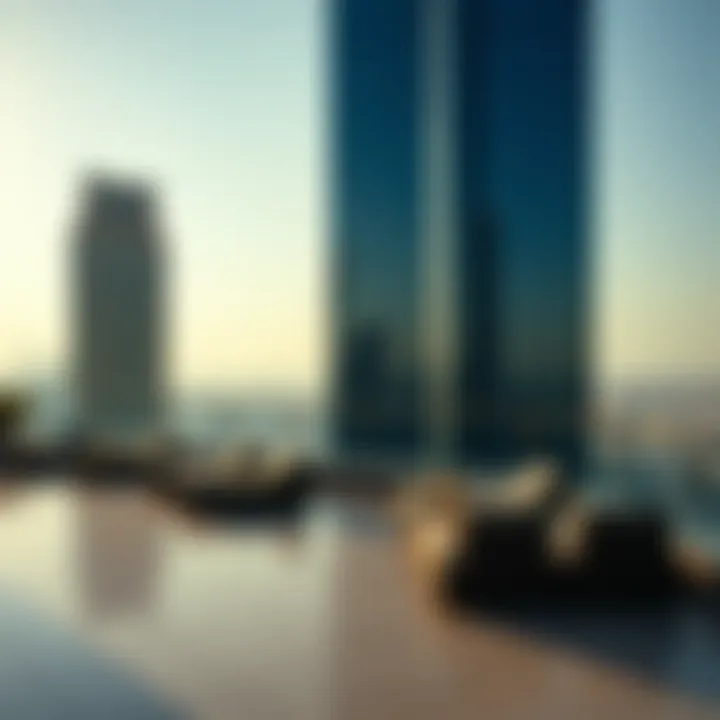 Stunning views from Vera Tower's luxurious rooftop amenities