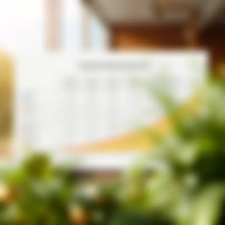 Comparison chart of school fees across institutions